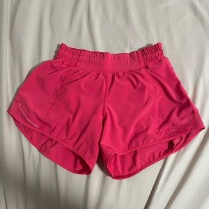 Lululemon Bright Pink Athletic Shorts hotty hot size 4